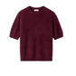 Brushed Short Sleeve-Sweaters-Uniquities