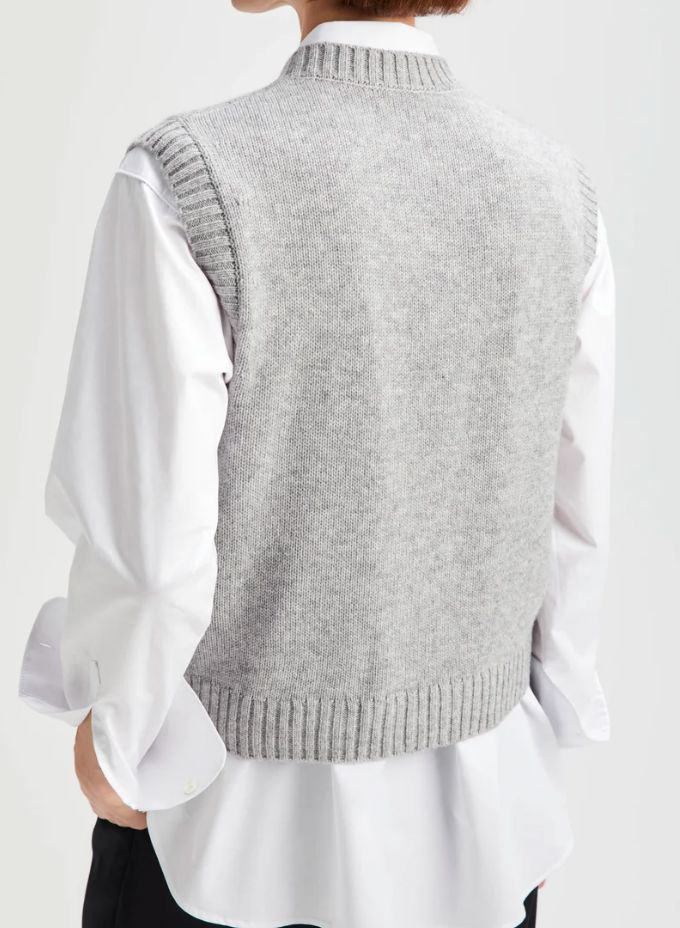 Cable Vest-Sweaters-Uniquities