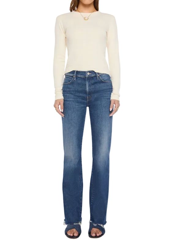 Kick It Skimp Fray-Denim-Uniquities