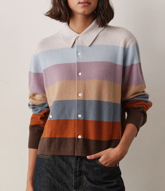Rugby Cardigan Sweater-Sweaters-Uniquities
