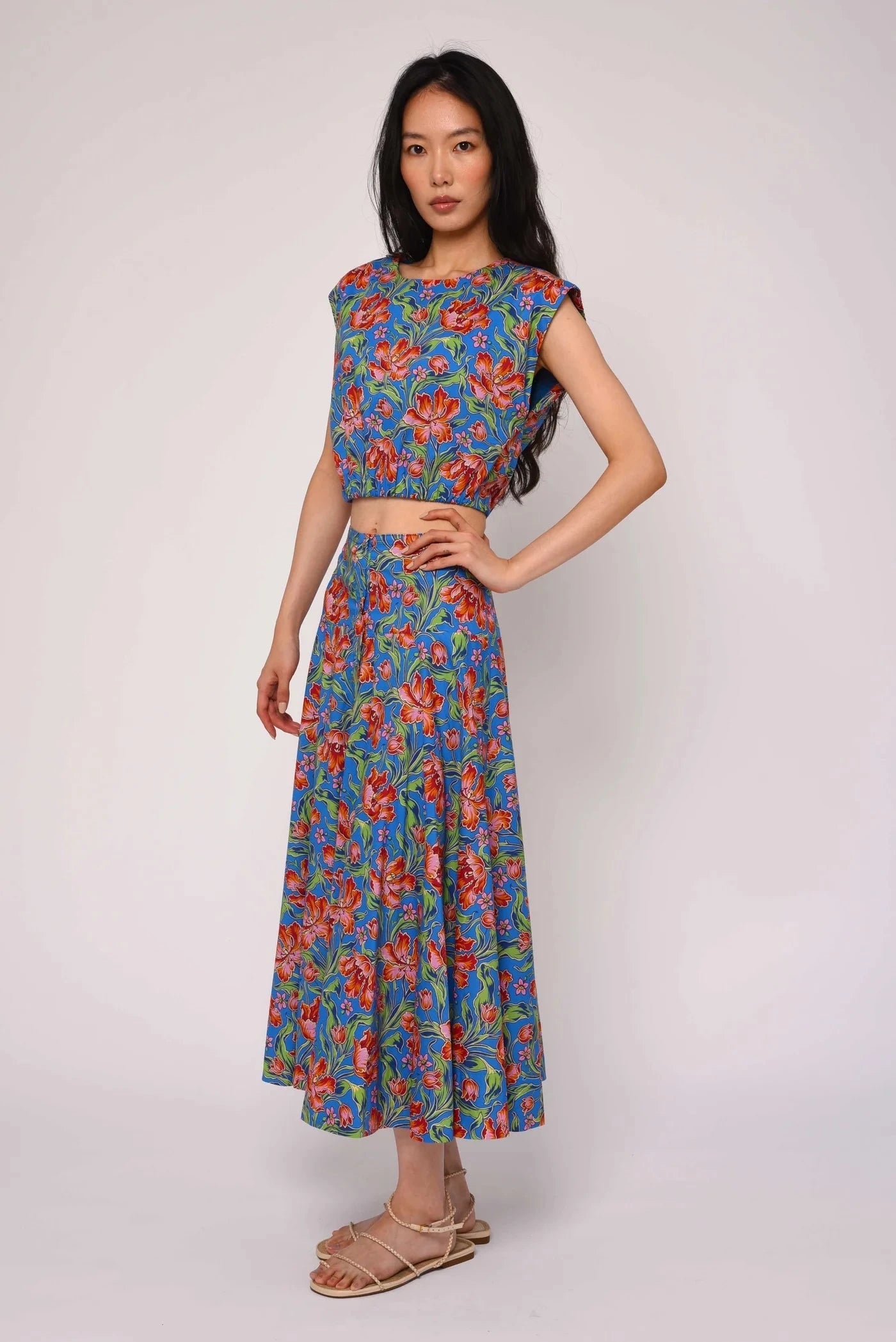 Tricia Long Skirt-Bottoms-Uniquities