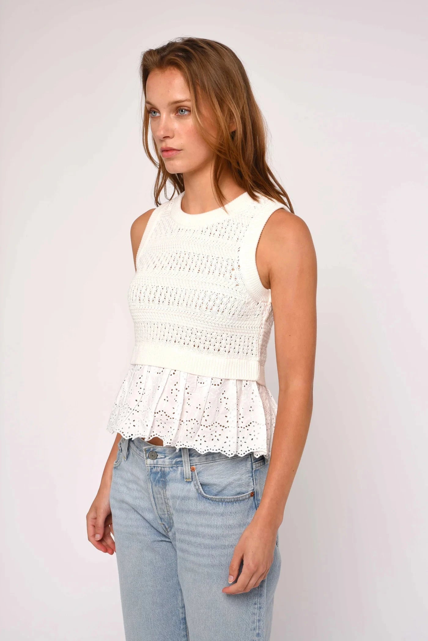 Ebba Sweater Tank-Tops/Blouses-Uniquities