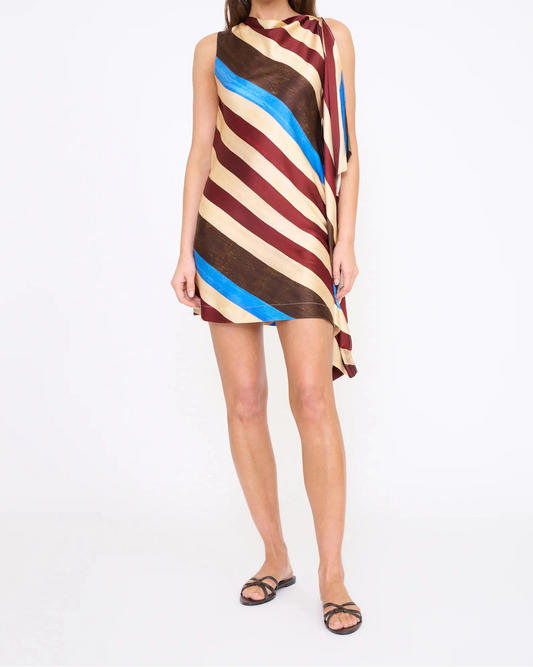Sabina Silk Dress-Dresses-Uniquities