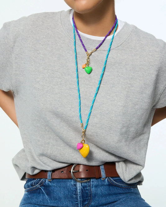 Long Happy Cord Necklace-Jewelry-Uniquities