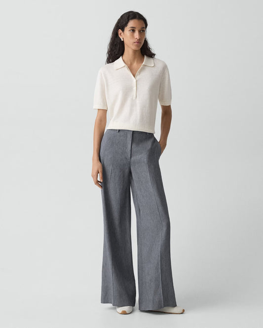 Wide Leg Trouser-Bottoms-Uniquities