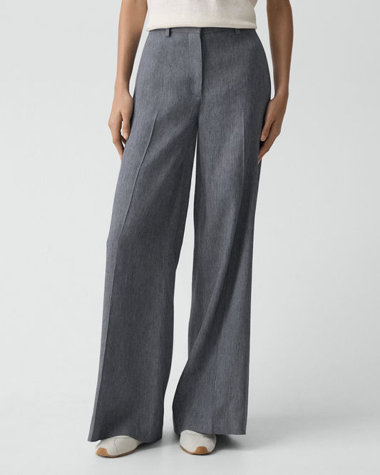 Wide Leg Trouser-Bottoms-Uniquities