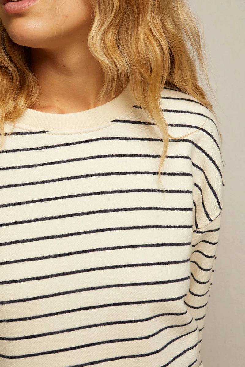 Tyler Stripe Pullover-Tee Shirts-Uniquities