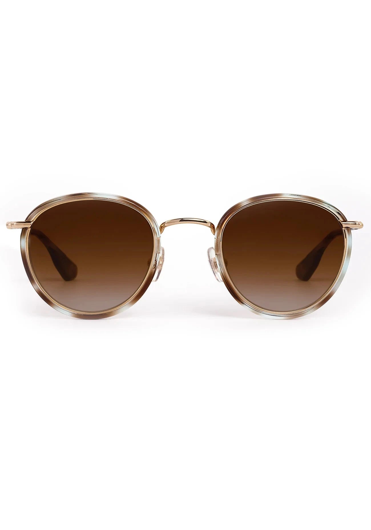 Tate Sunglasses Aquamarine Tortoise 18k-Accessories-Uniquities