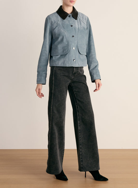 Walters Cropped Barn Jacket-Jackets-Uniquities