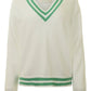 Varsity Cotton V Neck-Sweaters-Uniquities
