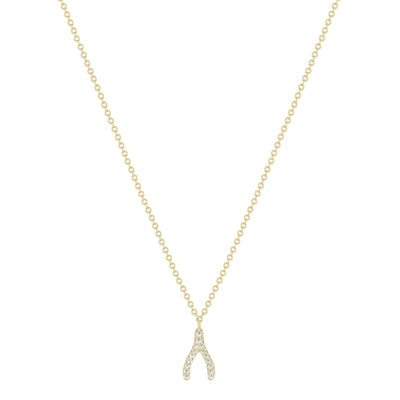 Wishbone Necklace-Jewelry-Uniquities
