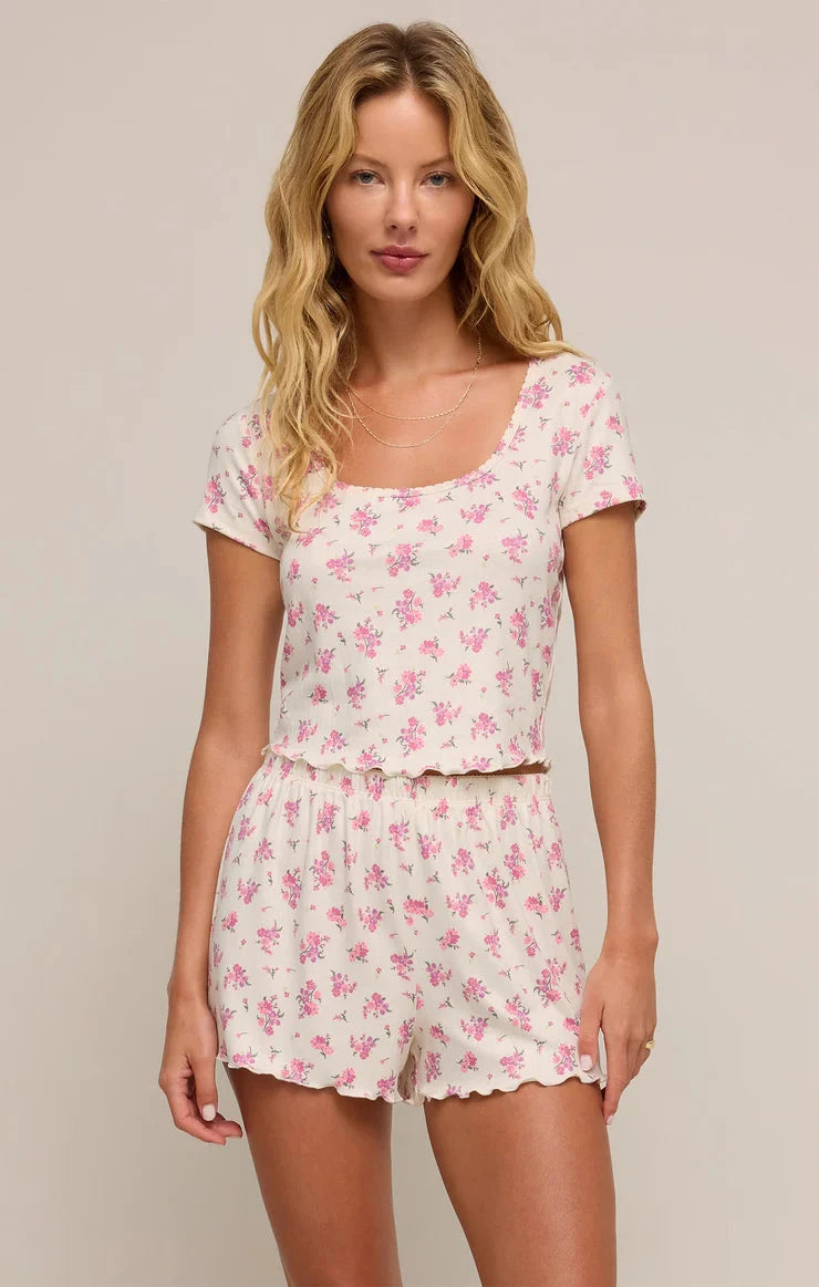 Flower Market Ditsy Tee-Lounge-Uniquities