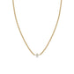 14k Prong Diamond Quad Chain Necklace-Jewelry-Uniquities