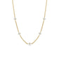 14k 5 Prong Diamond Box Chain Necklace-Jewelry-Uniquities
