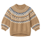 Puff Sleeve Fairisle Crew