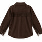 Stella Fringe Boyfriend Shirt-Tops/Blouses-Uniquities
