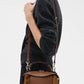 Mica Mini Suede Bowler Bag