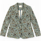 Floral Cord Blazer-Jackets-Uniquities