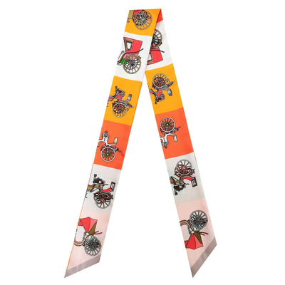 Printed Skinny Neck Tie-Accessories-Uniquities