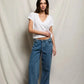 Alanis Recycled V-Neck Tee-Tee Shirts-Uniquities