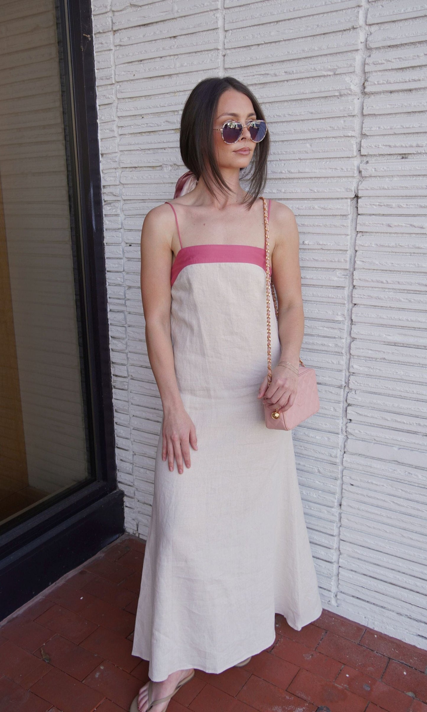 Laura Linen Dress Dresses STAUD 