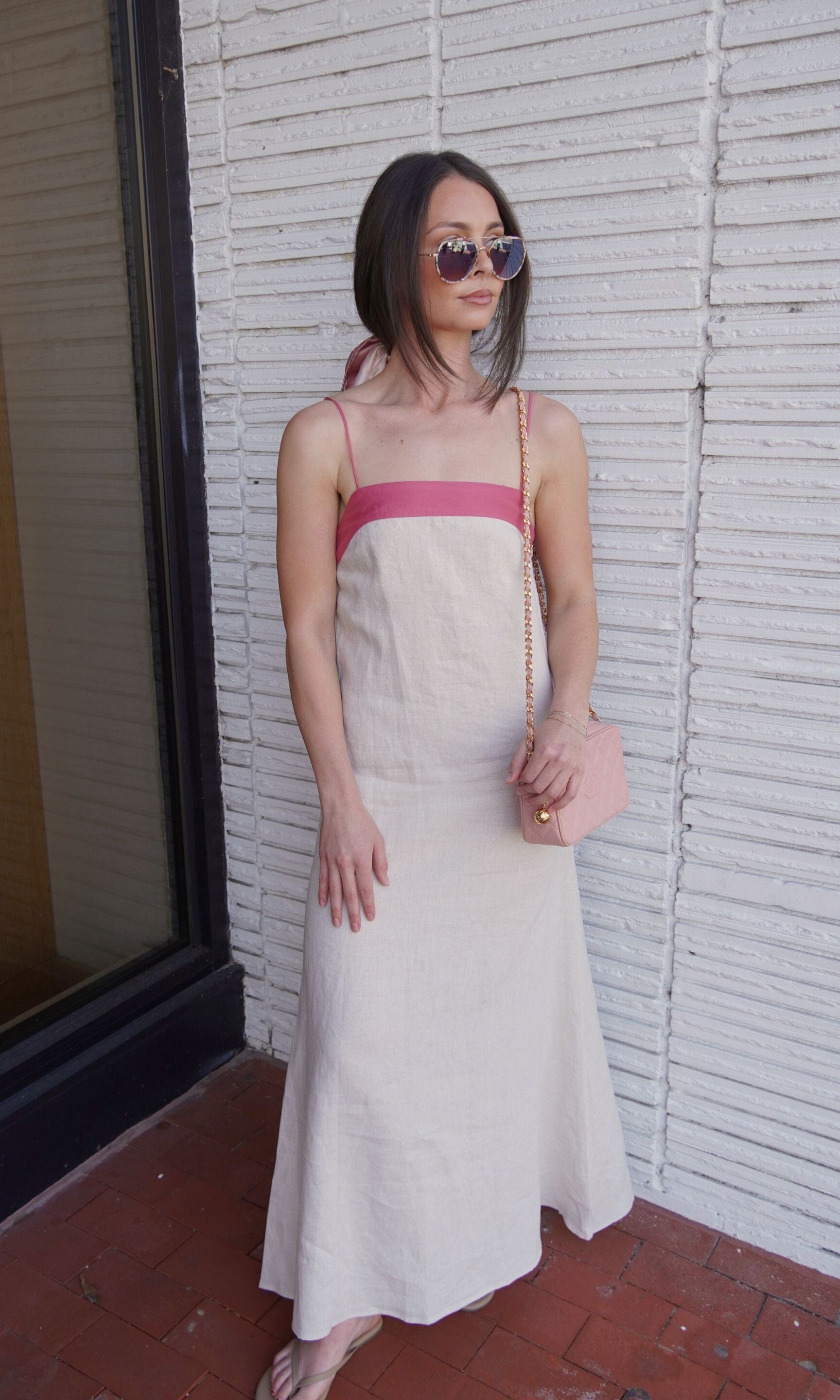 Laura Linen Dress Dresses STAUD 