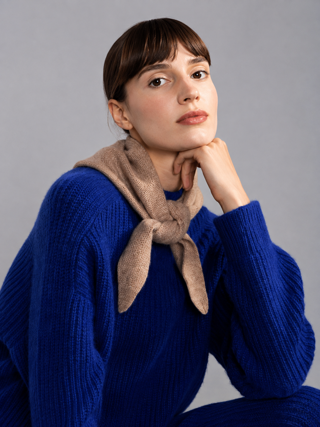 Cashmere Triangle Scarf