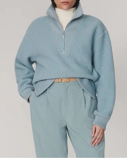 Jaylin Half Zip Fleece-Jackets-Uniquities