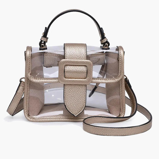 Toni Clear Flapover Bag-Accessories-Uniquities