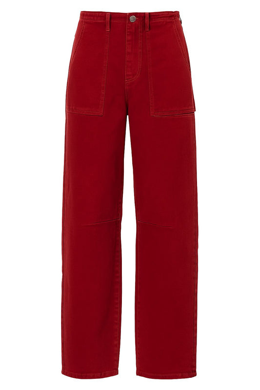 Utility Soft Barrel Jeans-Denim-Uniquities