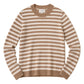 Gemma Cashmere Striped Crew-Sweaters-Uniquities