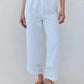 Beach Crop Embroidered Pant-Bottoms-Uniquities