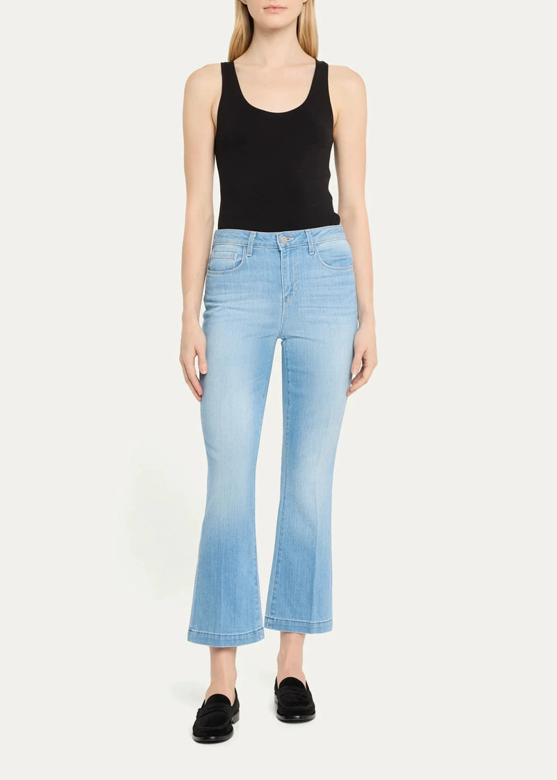 Ali High Rise Slim Flare Jeans-Denim-Uniquities