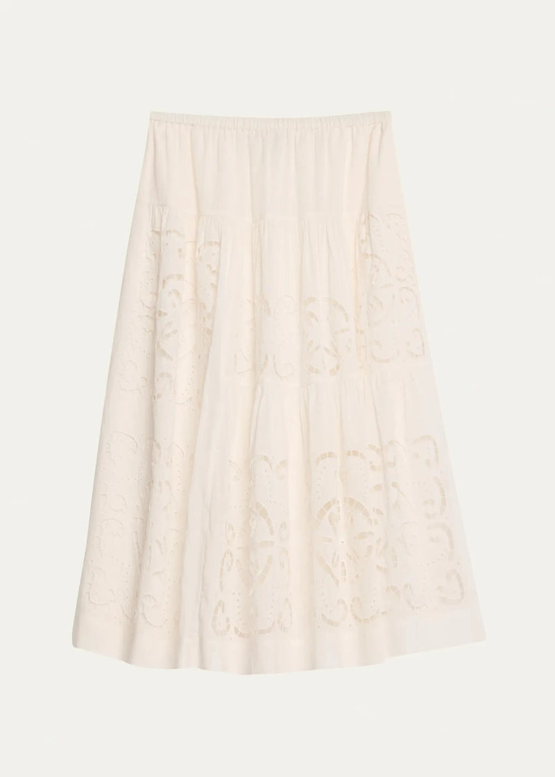 Dahlia Eyelet Skirt-Bottoms-Uniquities