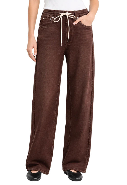 Miramar Drawcord Wide Leg-Denim-Uniquities