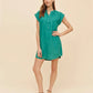 Cap Sleeve Henley Dress-Dresses-Uniquities