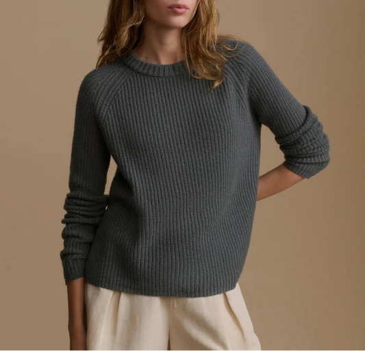Cashmere Fisherman Sweater-Sweaters-Uniquities