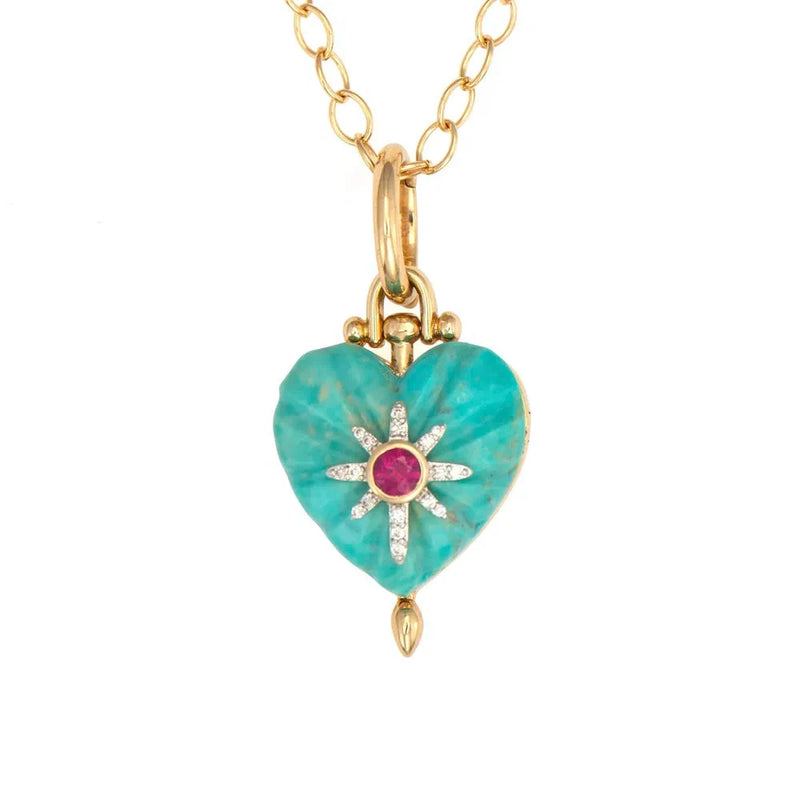 Turquoise You Are Loved Locket-Jewelry-Uniquities