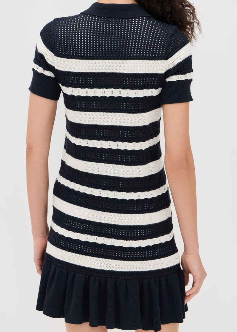 Clementine Knit Polo Dress-Dresses-Uniquities