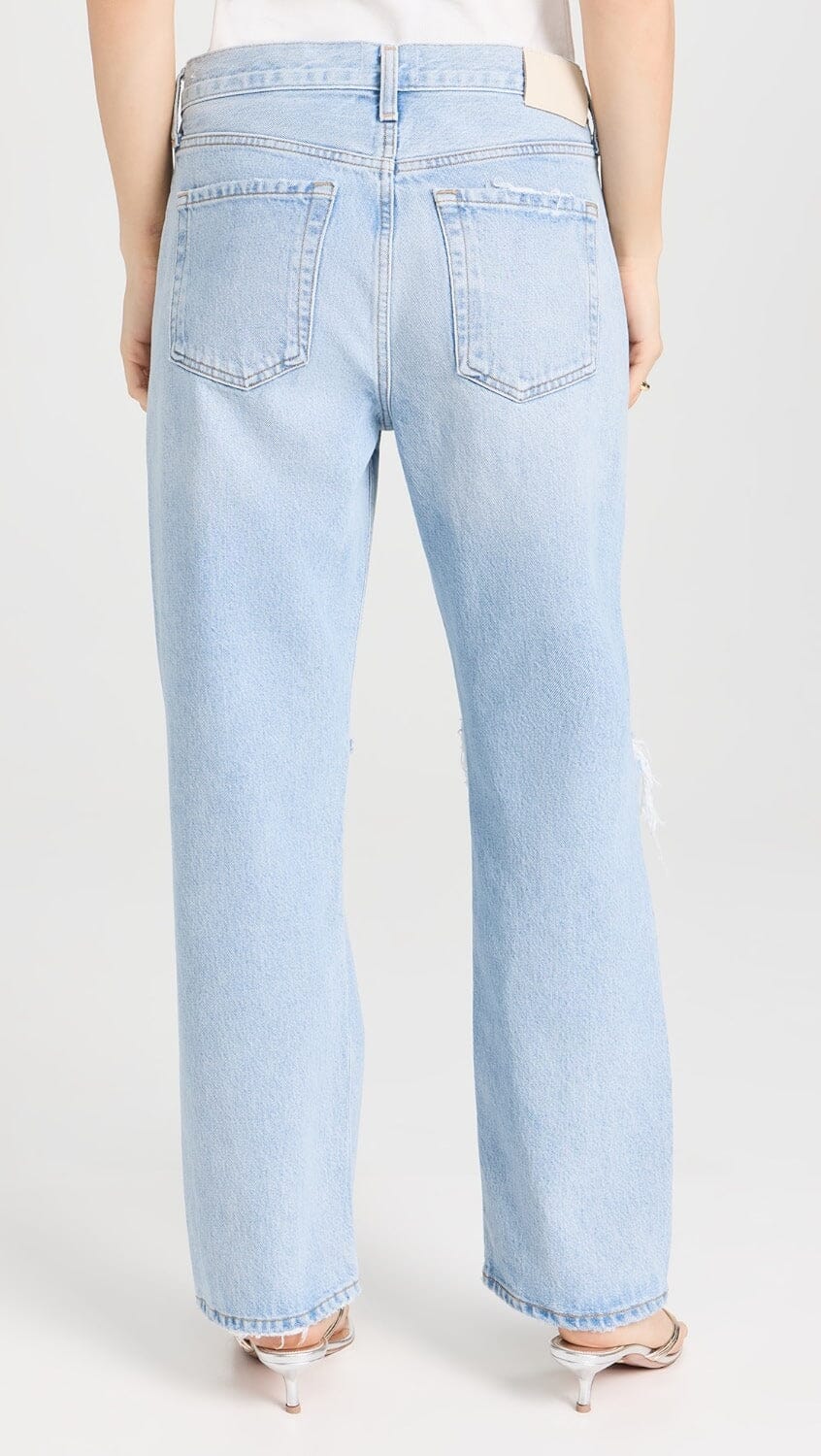 Neve Low Slung Relaxed Jeans in Pagoda-Denim-Uniquities