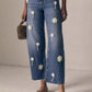 Flower Nomad Mid-Rise Ankle Jeans-Denim-Uniquities