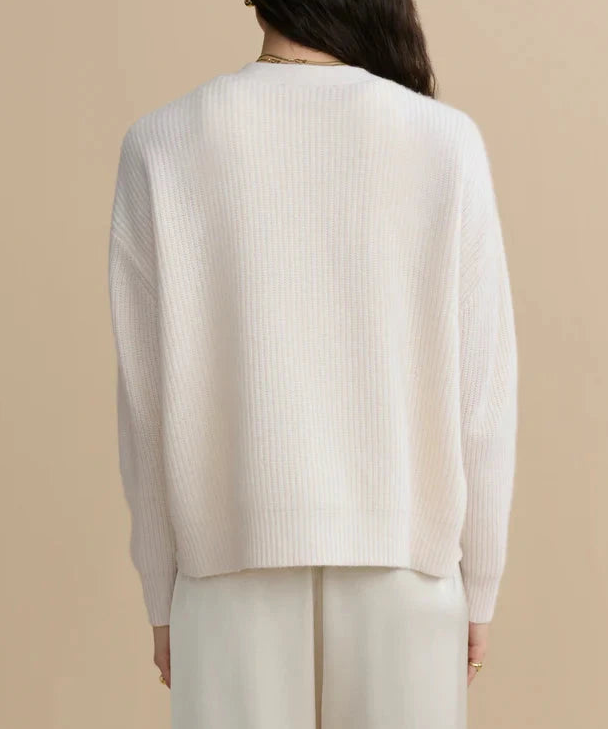 Cropped Cocoon Cardigan-Sweaters-Uniquities