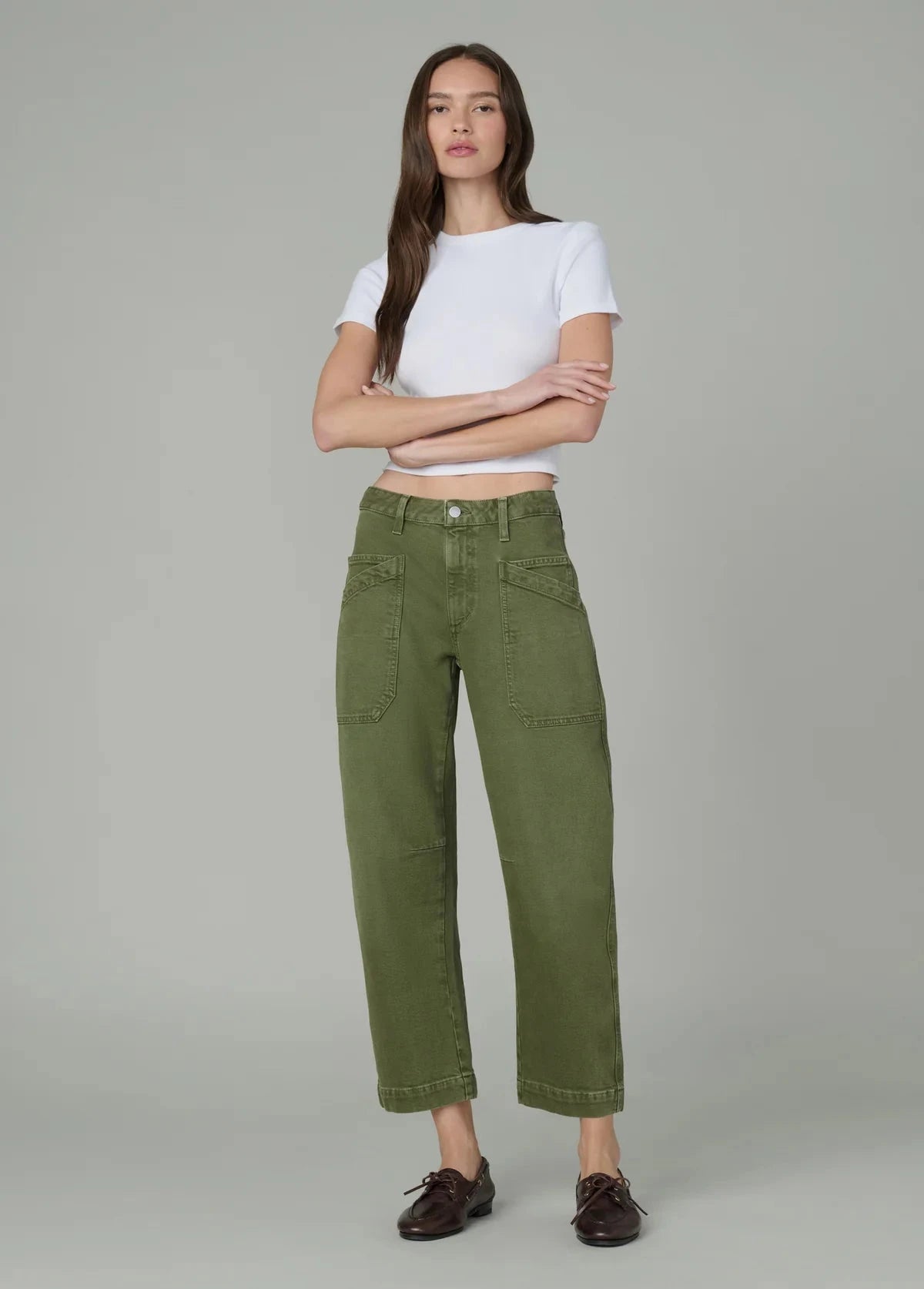 Double Pocket Barrel Jean-Denim-Uniquities