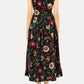 Lucine Deep V Cotton Dress-Dresses-Uniquities