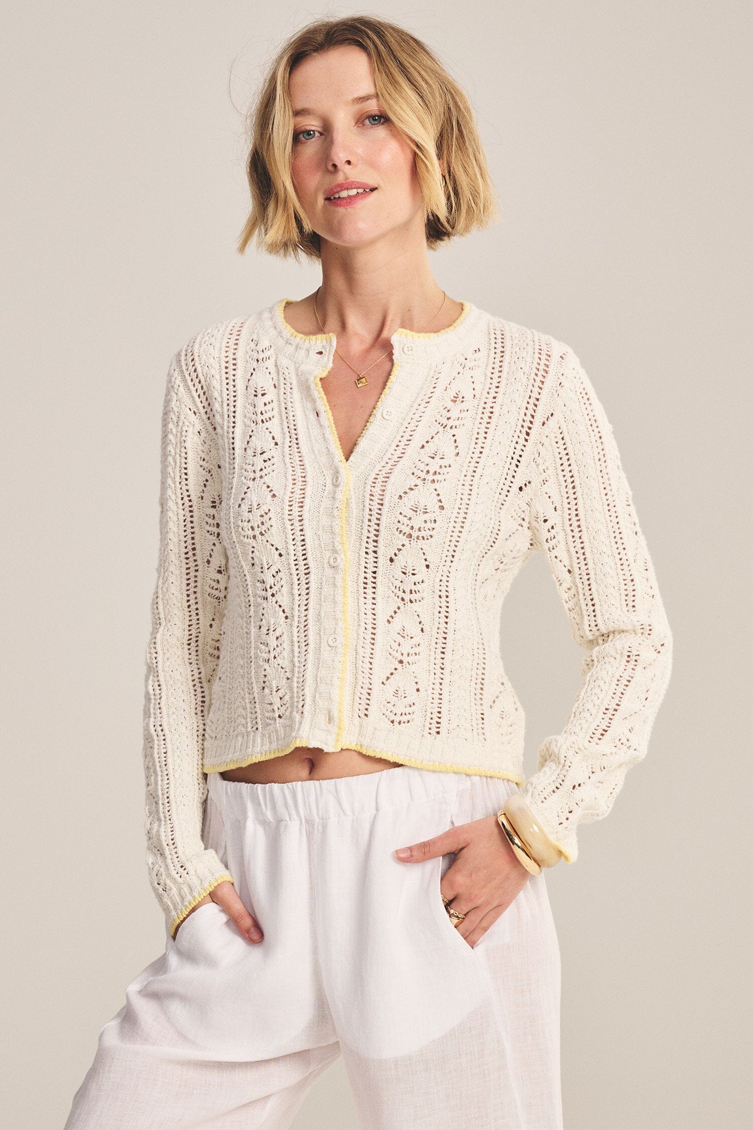 Daisy Cardigan-Sweaters-Uniquities