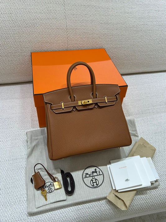 2025 Hermes Togo Birkin 25-Accessories-Uniquities