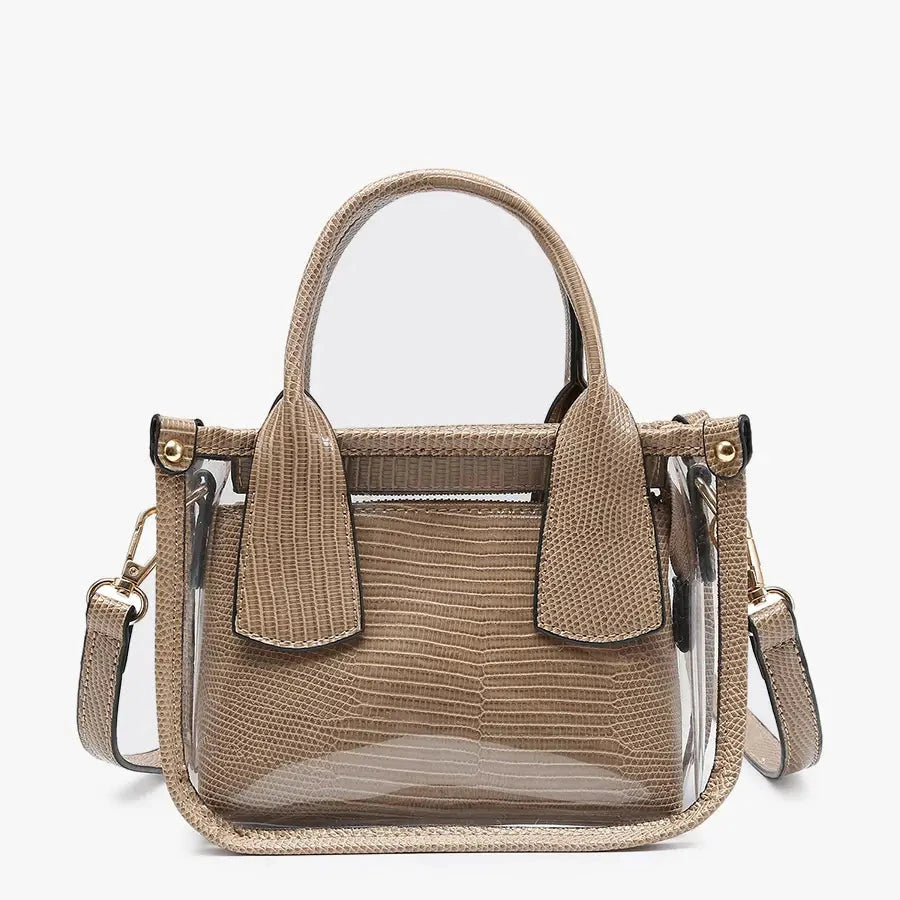 Stacy Clear Satchel Accessories Uniquities 