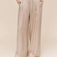 Double Pleat Wide Leg Pant-Bottoms-Uniquities