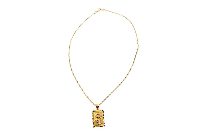 Dragon Tag Necklace-Jewelry-Uniquities