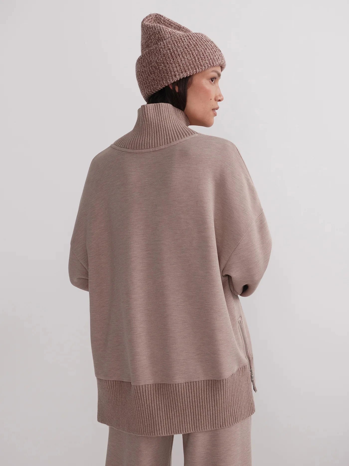 Barker High Neck Sweat-Sweaters-Uniquities